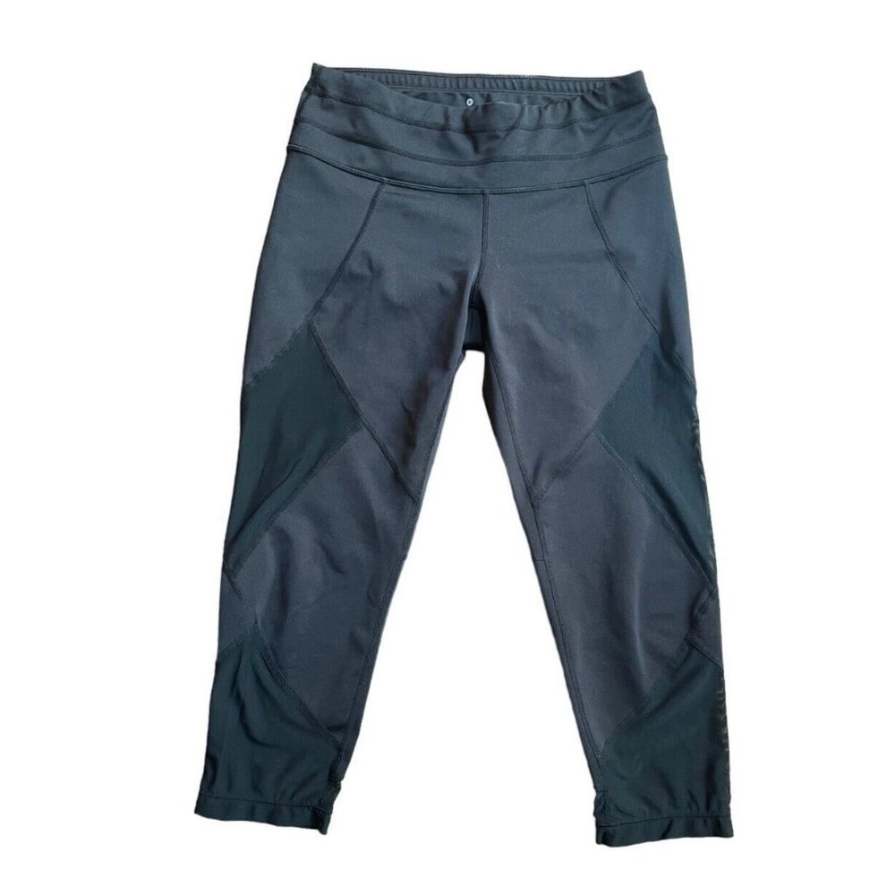 Athleta Aura Sonar Capri Leggings Gym Yoga Pants Womens Workout Pants Size S - Picture 3 of 7